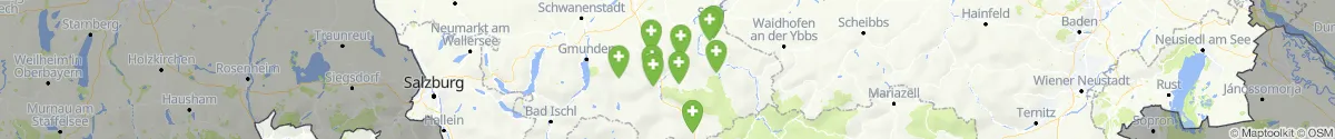 Kartenansicht für Apotheken-Notdienste in der Nähe von Edlbach (Kirchdorf, Oberösterreich)